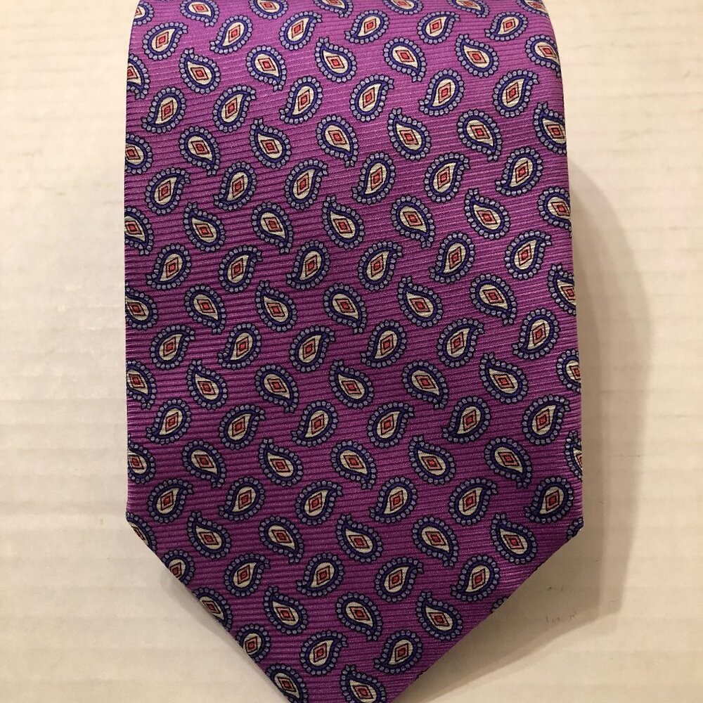Robert talbott men's new silk tie  3 1/2" X 58"